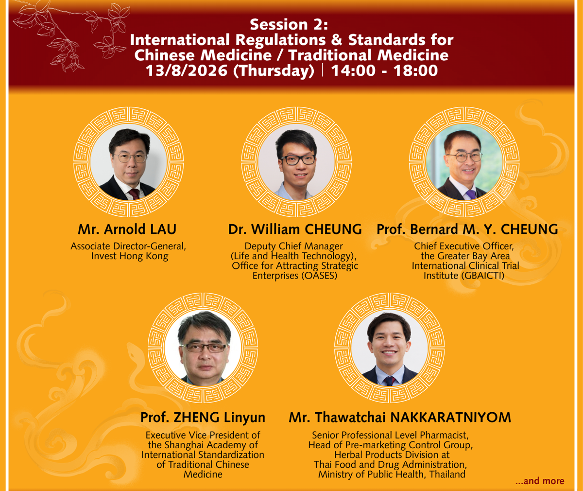 International Regulations & Standards for Chinese Medicine / Traditional Medicine